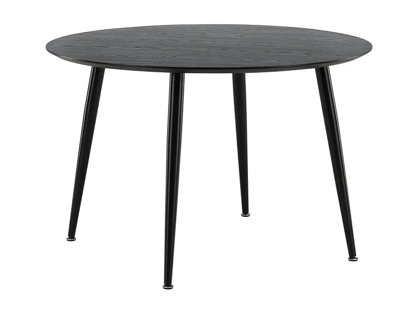 Table à Manger Ronde "Dipp" 115cm Noir
