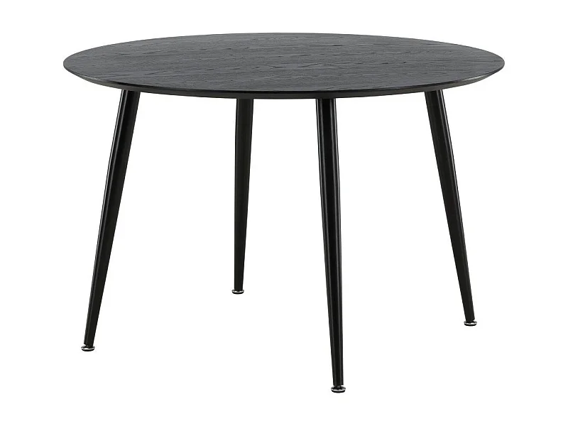 Table à Manger Ronde "Dipp" 115cm Noir
