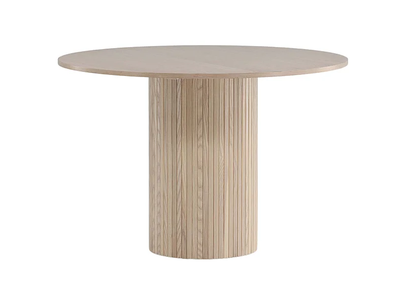 Runder Tisch aus MDF Bianca 110 cm