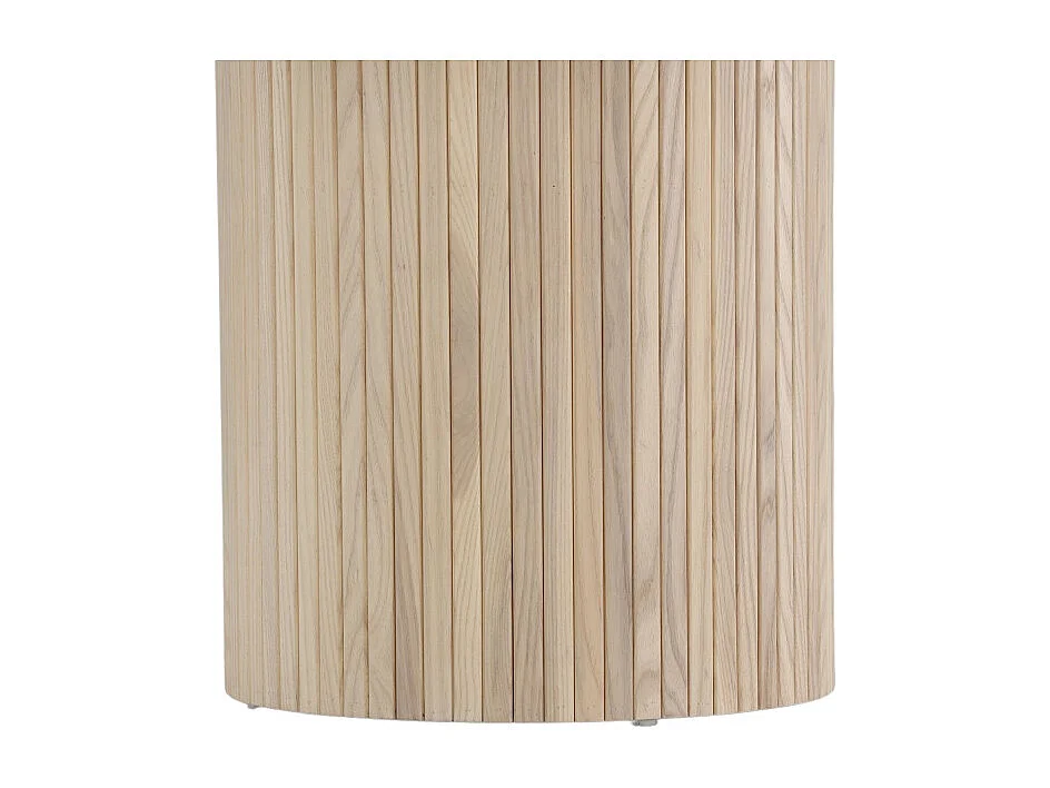 Bianca eetkamertafel Ø110cm eik fineer.