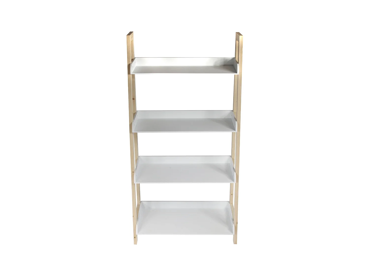 Etagere Enfant Tim L60cm Blanc, Marron