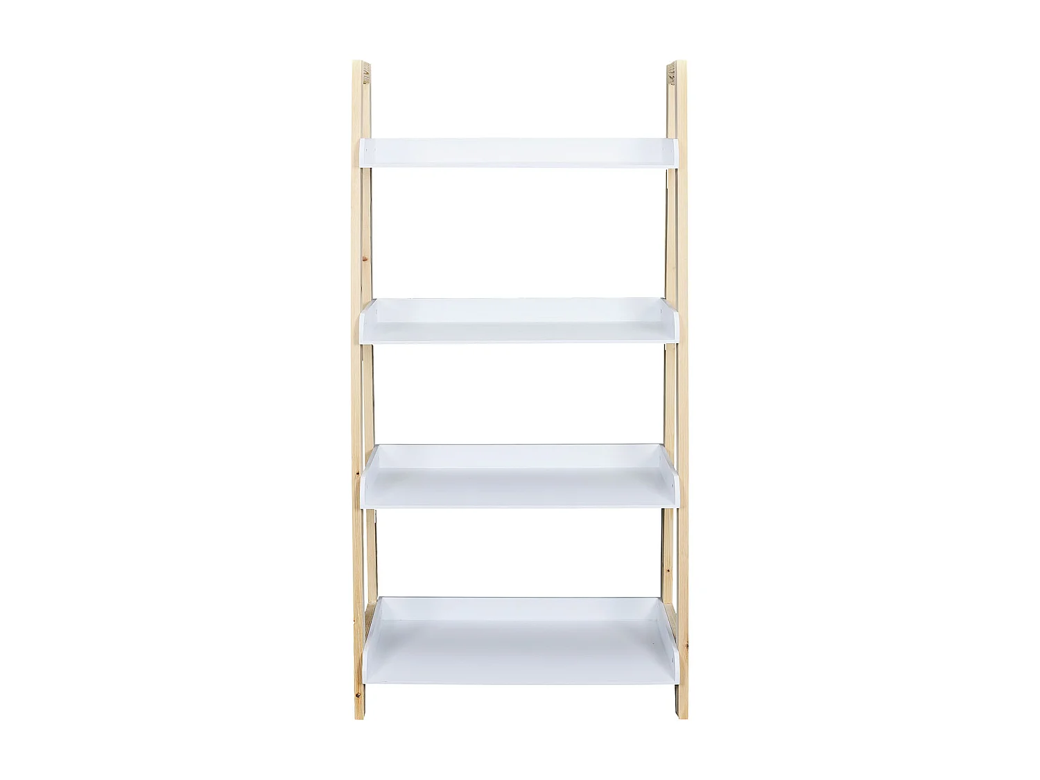 Etagere Enfant Tim L60cm Blanc, Marron
