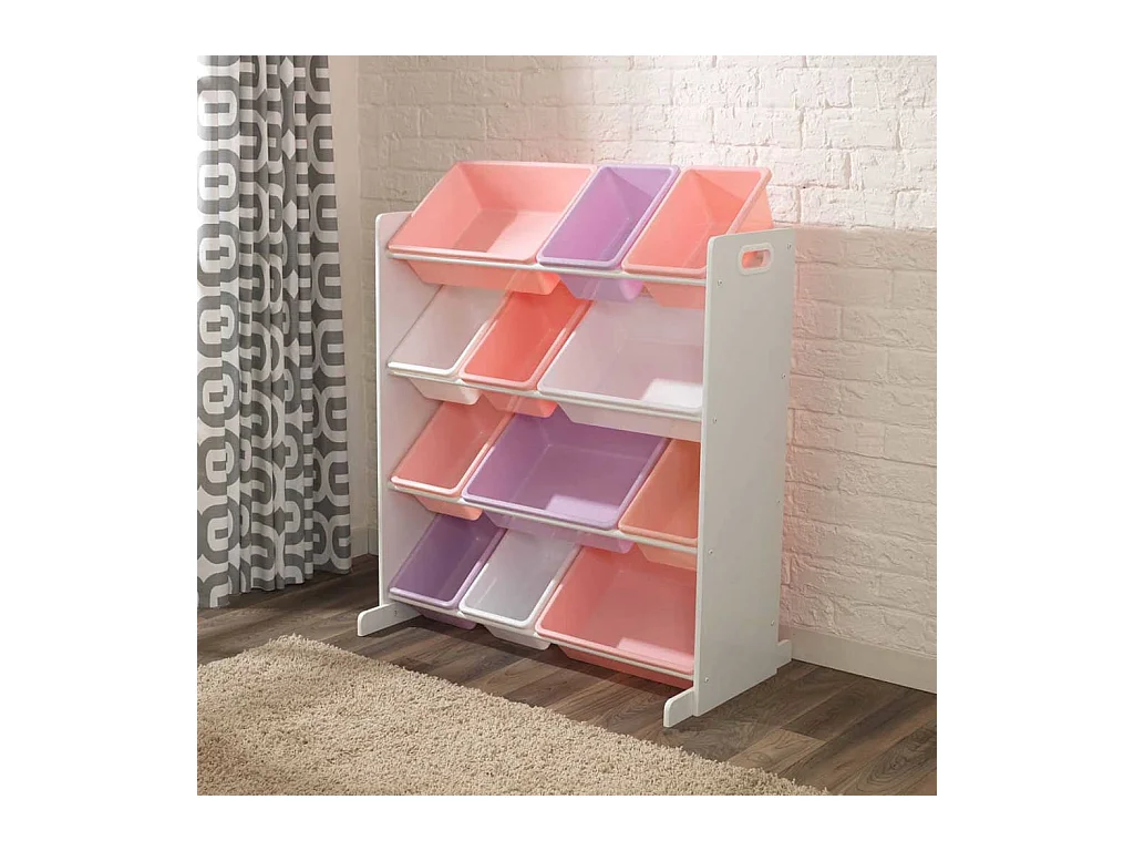 Cassette colorate per bambini Ordinare e conservare