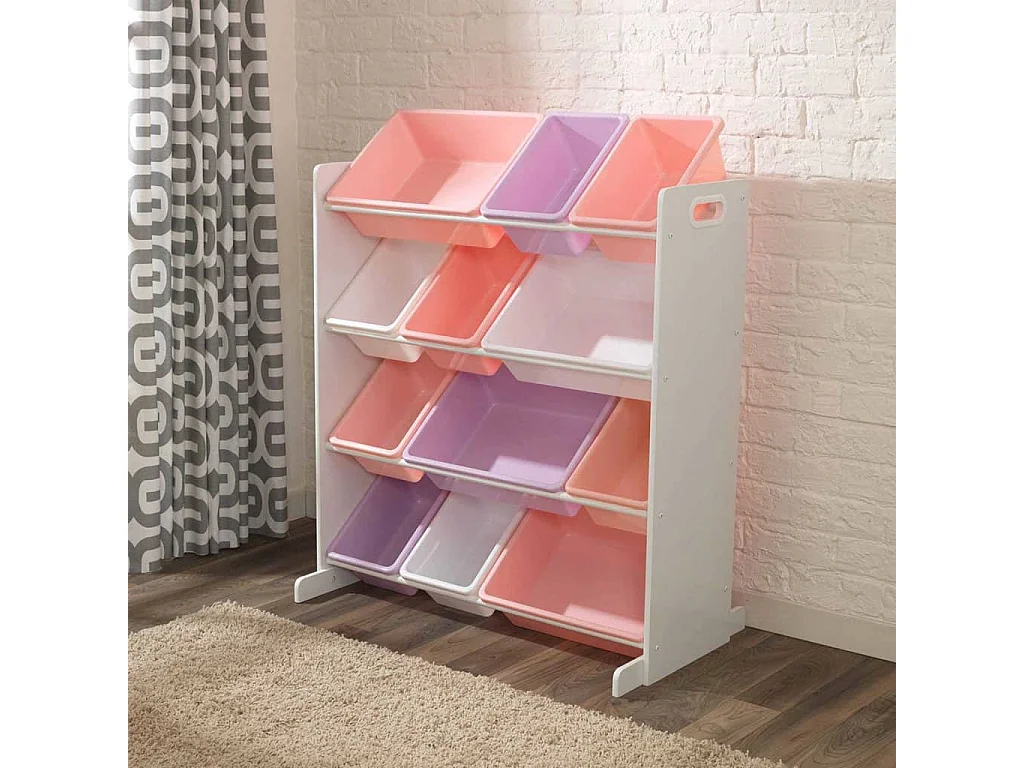 Cassette colorate per bambini Ordinare e conservare