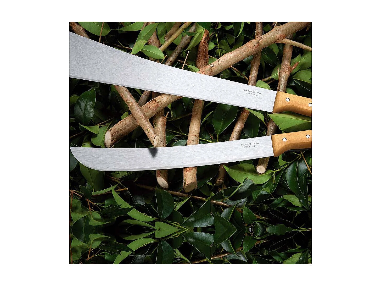 Machette en acier carbone et bois Lame 41 cm