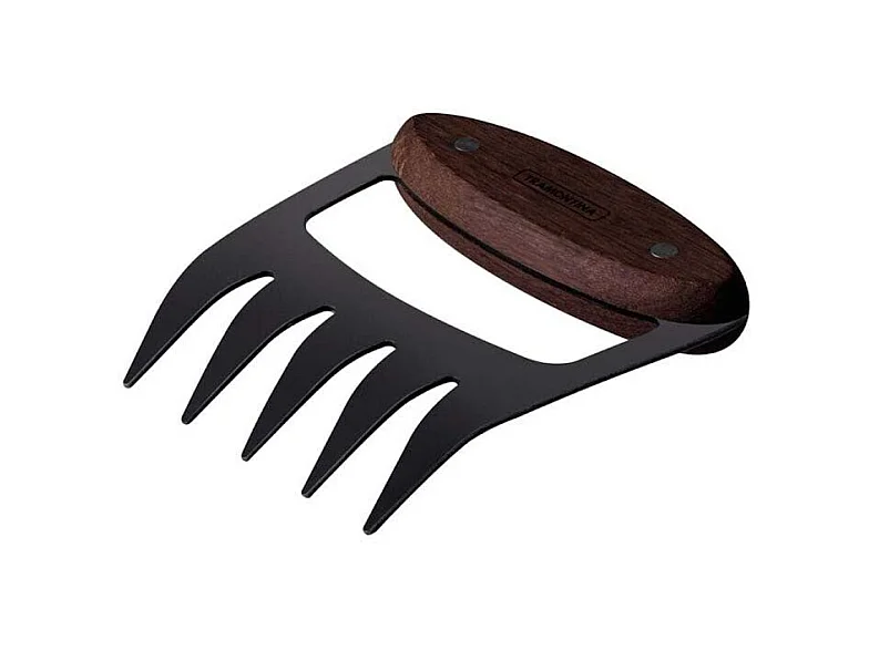 Griffe ours en inox et bois Churrasco