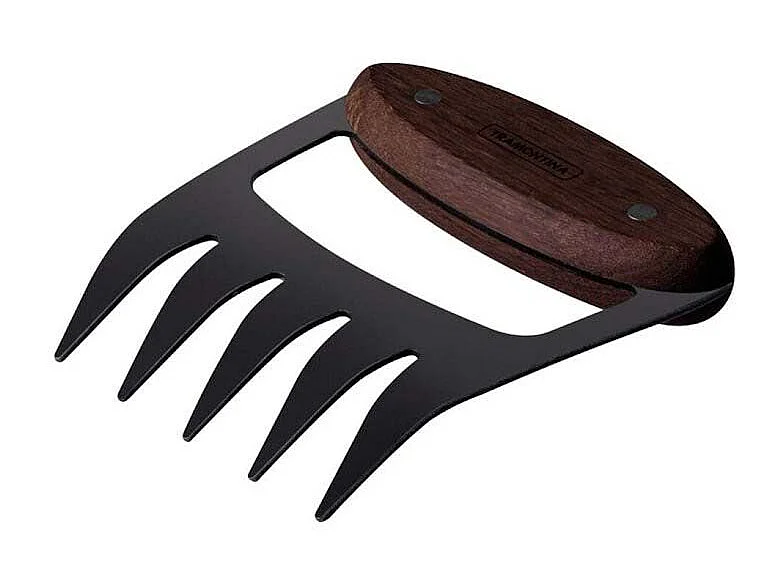 Griffe ours en inox et bois Churrasco