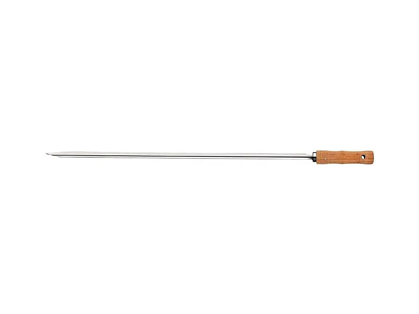 Brochette en inox et bois 55 cm Churrasco