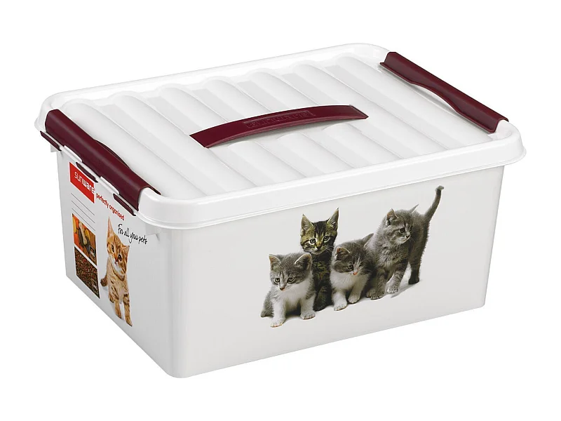 Boite Q-line motif animaux 15 litres