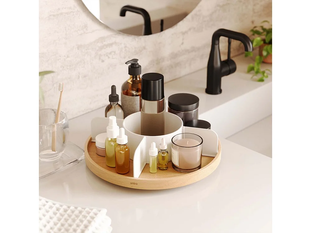 Plateau tournant avec compartiments Bellwood