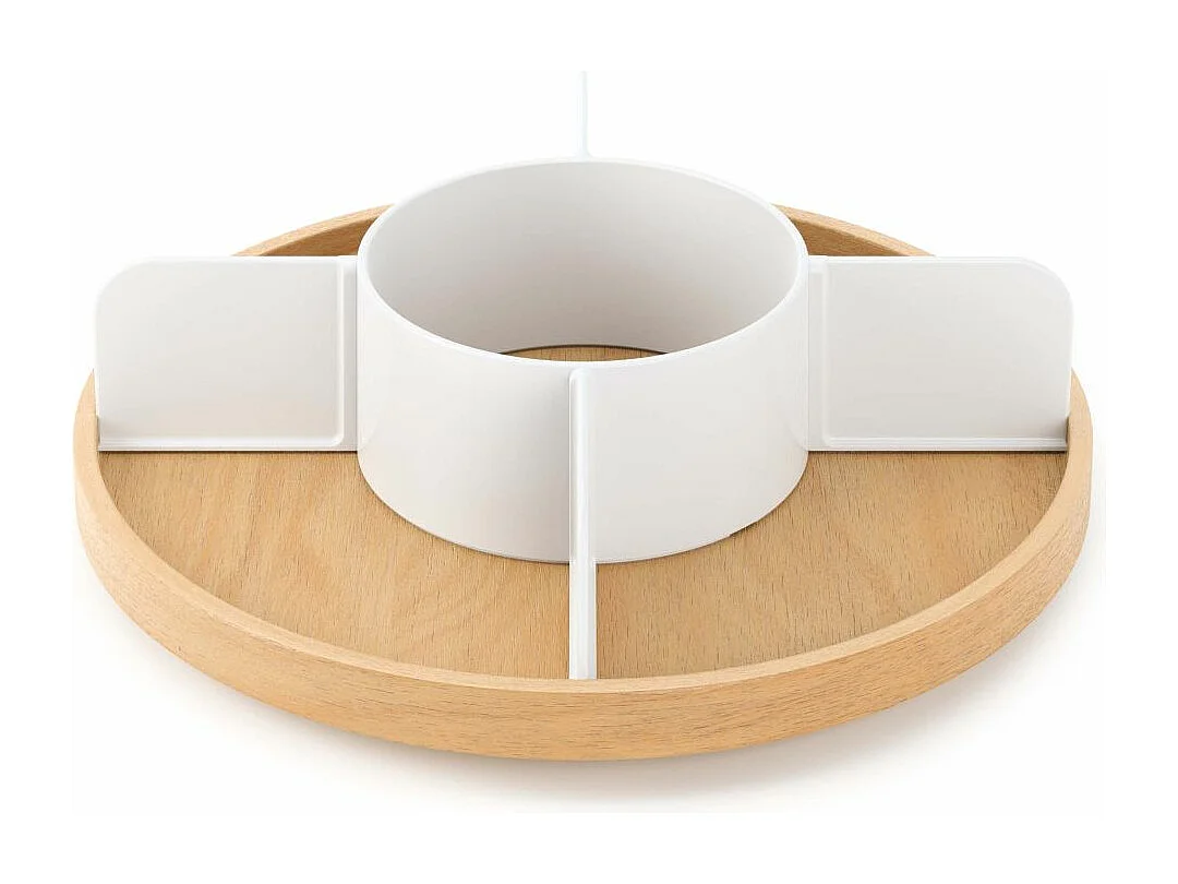 Plateau tournant avec compartiments Bellwood