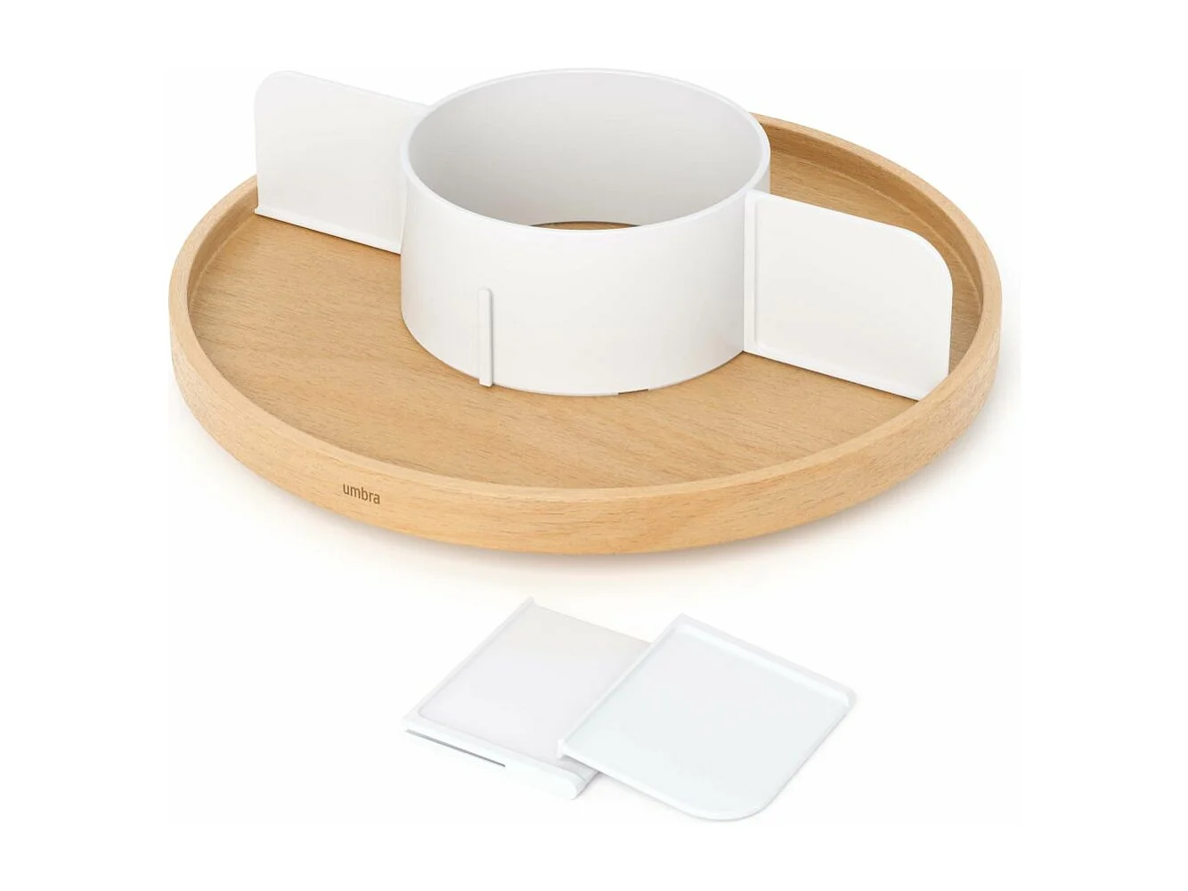 Plateau tournant avec compartiments Bellwood