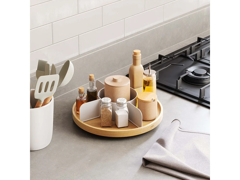 Plateau tournant avec compartiments Bellwood