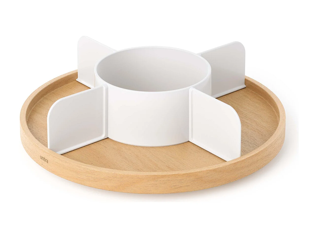 Plateau tournant avec compartiments Bellwood