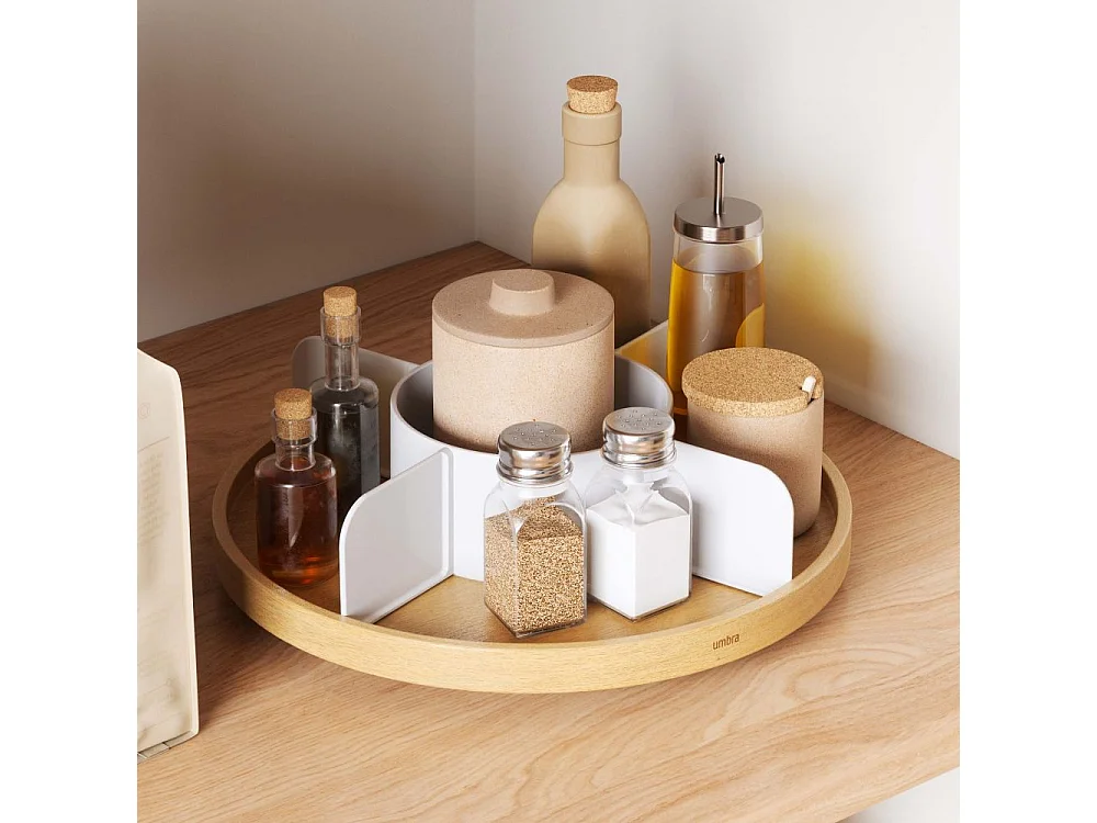 Plateau tournant avec compartiments Bellwood