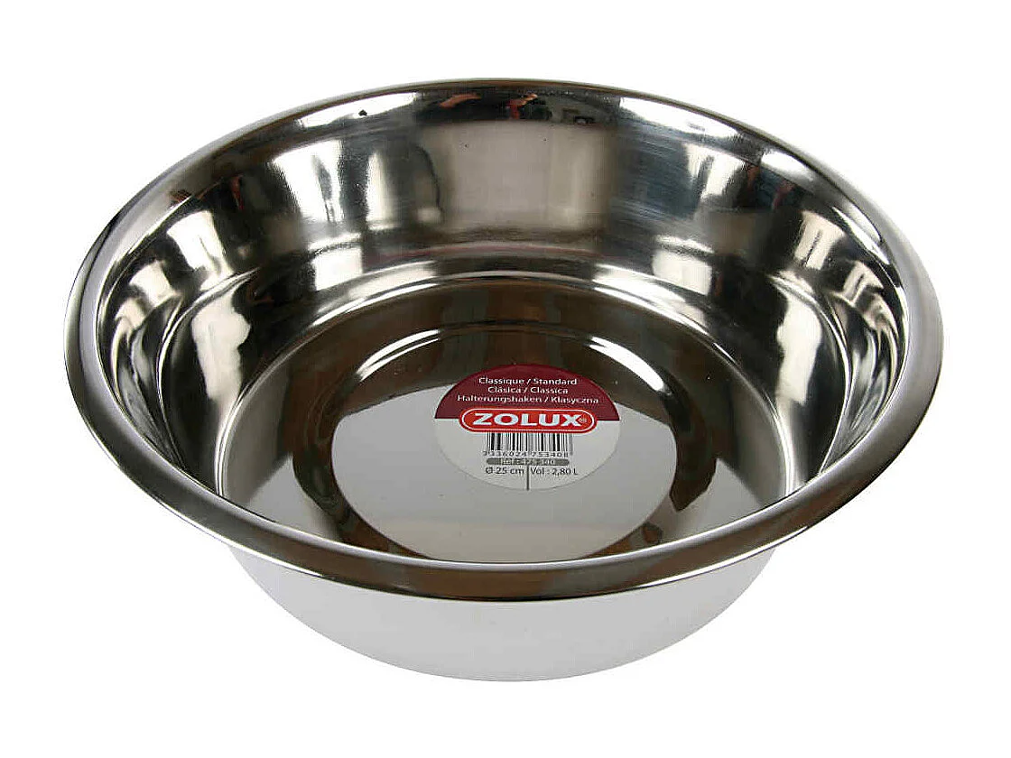 Napf aus Edelstahl für Hunde