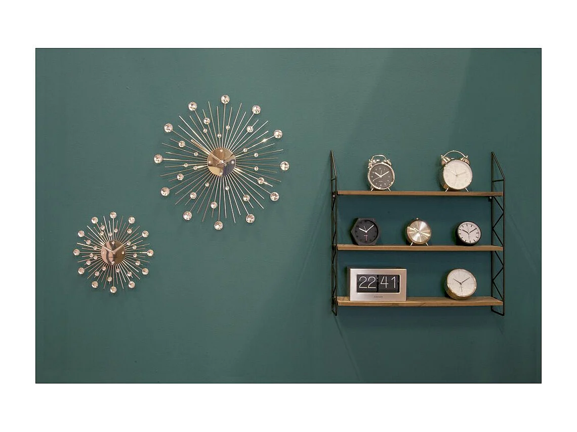 Wandklok Sunburst Large - Zilver- Ø50cm