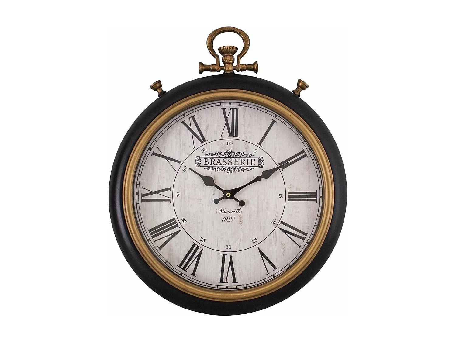 Horloge en fer Brasserie de Marseille