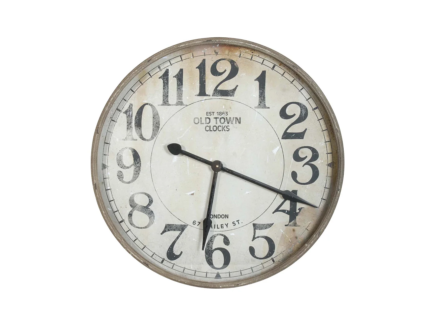 Pendule en fer Old town 74 cm