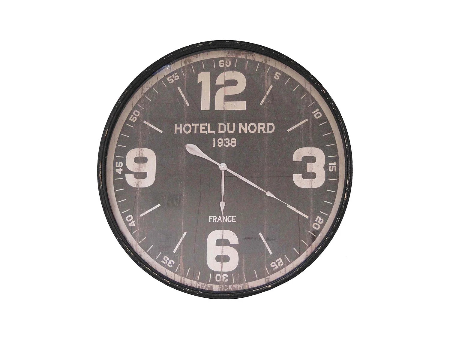Pendule murale Hôtel du Nord 89 cm