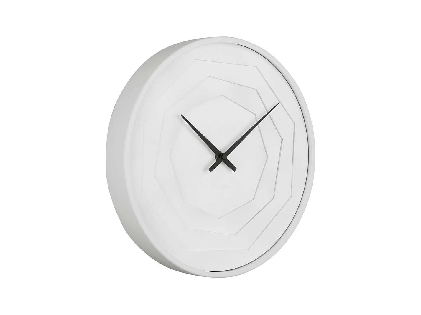 Horloge ronde en bois Origami 30 cm