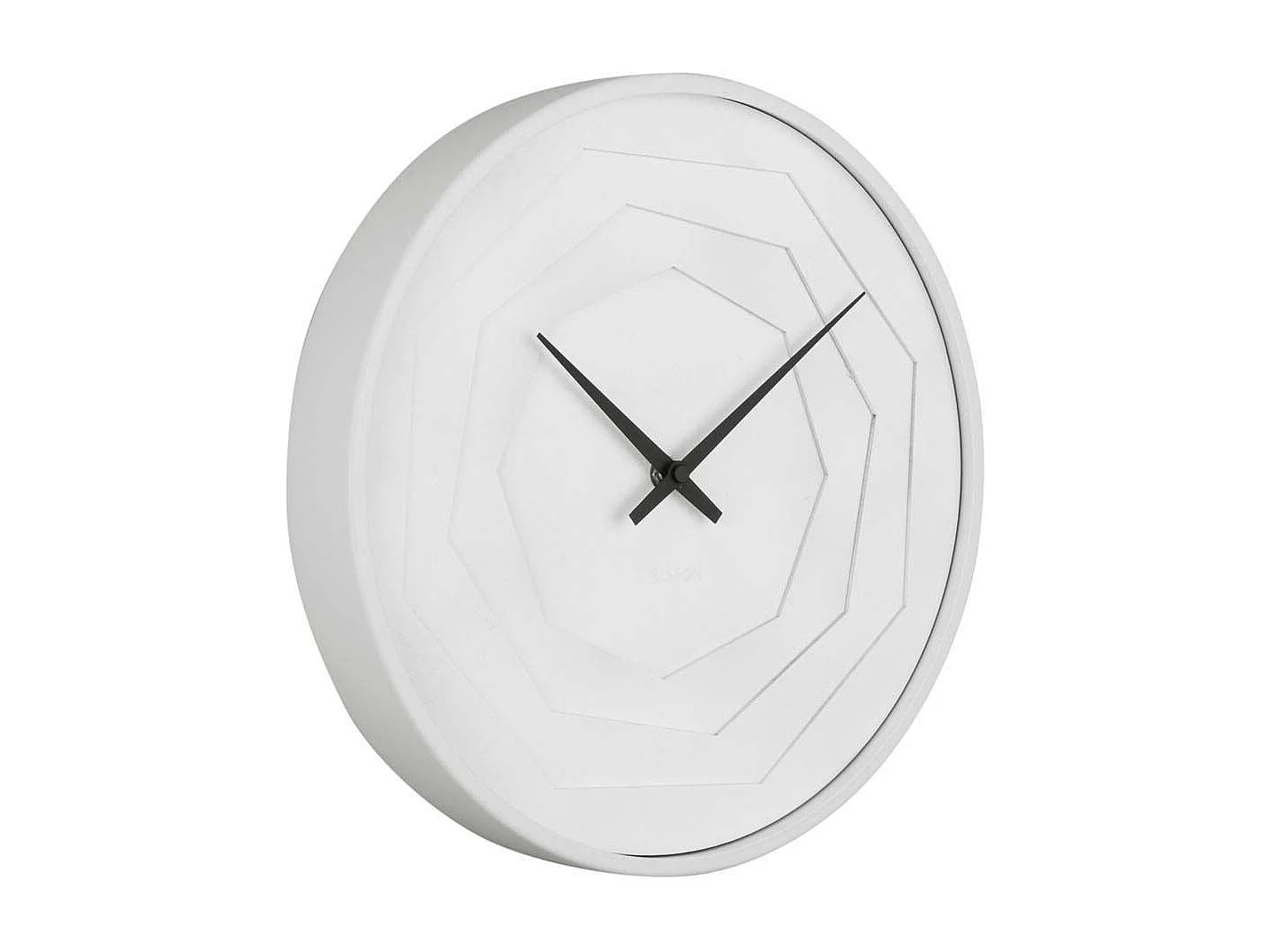 Horloge ronde en bois Origami 30 cm