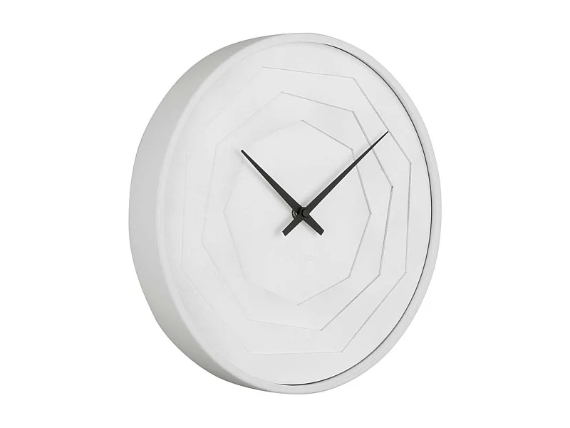 Horloge ronde en bois Origami 30 cm