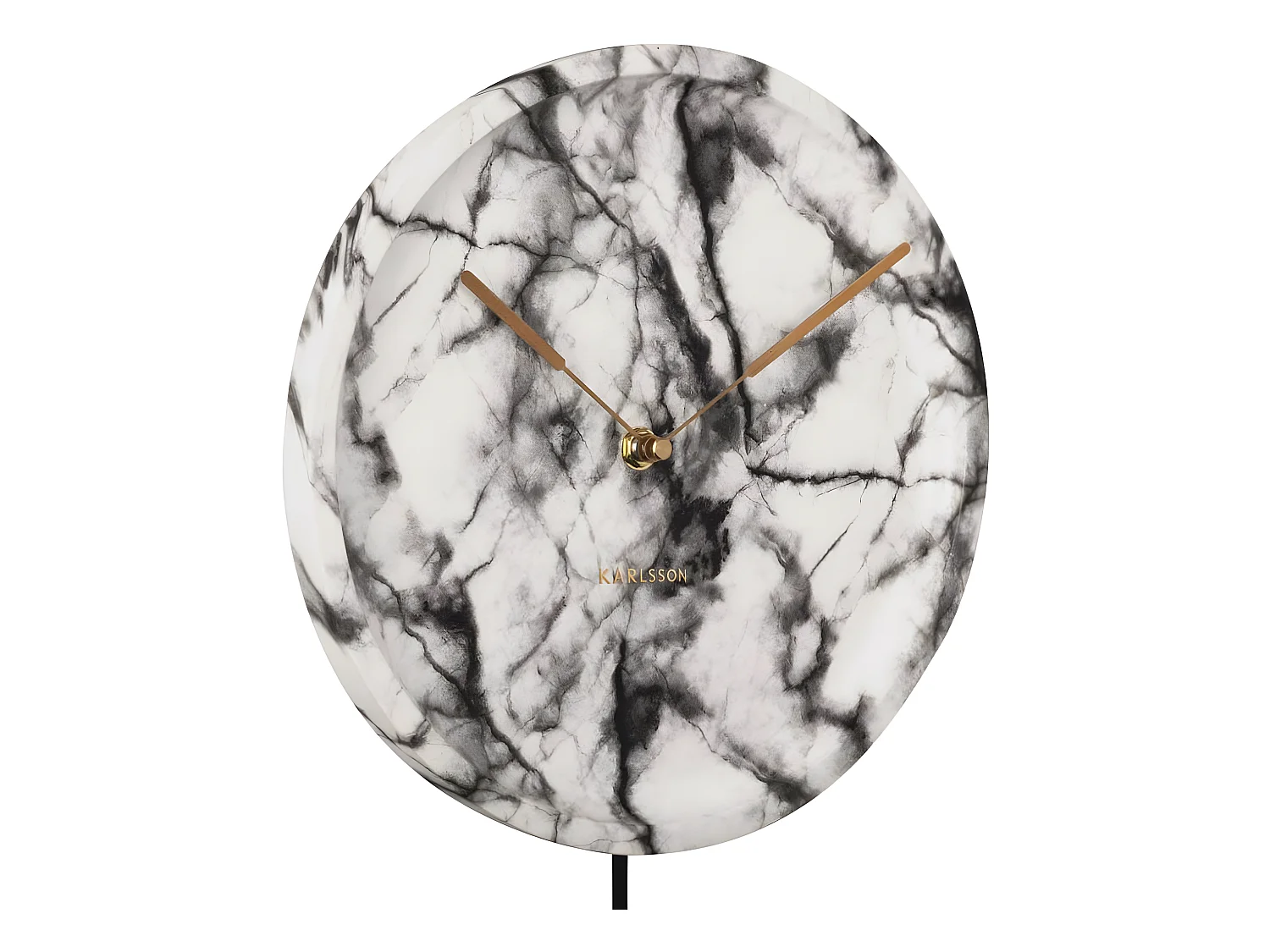 Reloj de poliresina imitación mármol Reloj