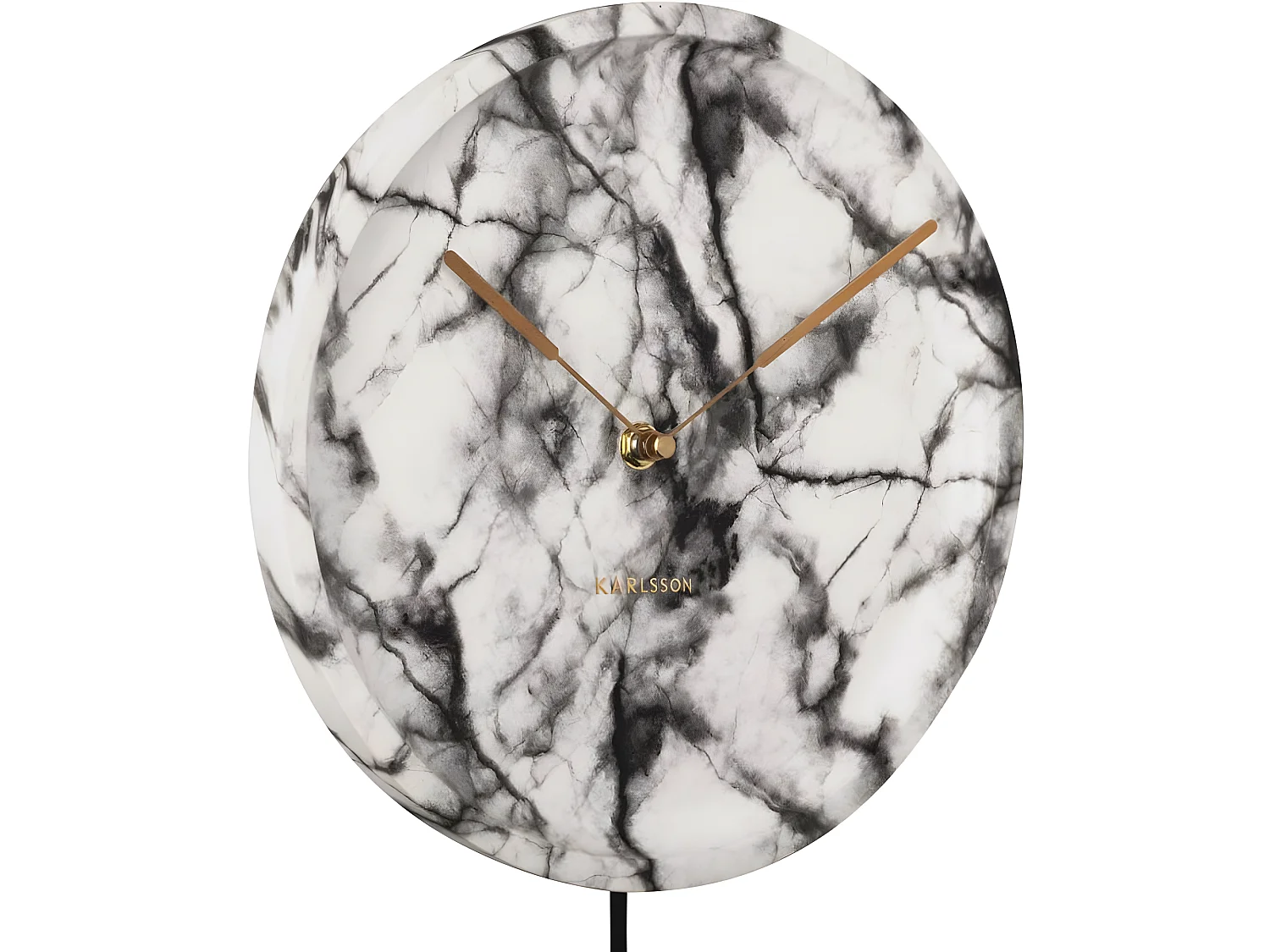 Orologio in poliresina imitazione marmo Orologio