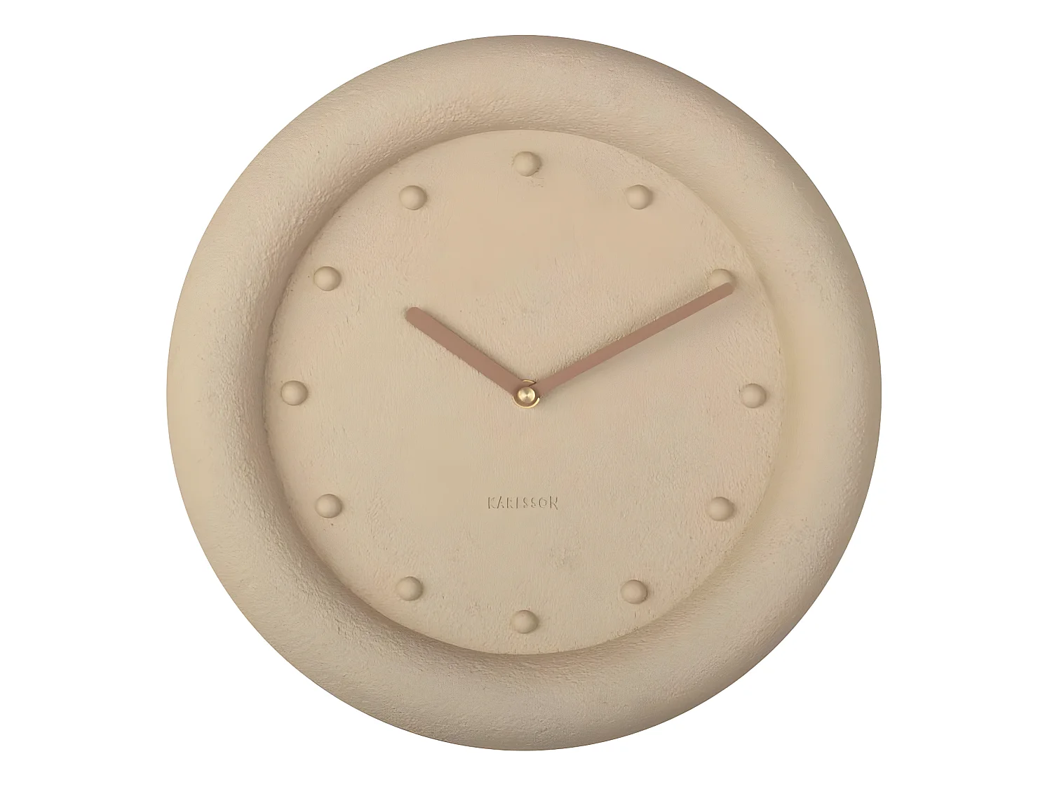 Orologio rotondo in resina Petra 30 cm