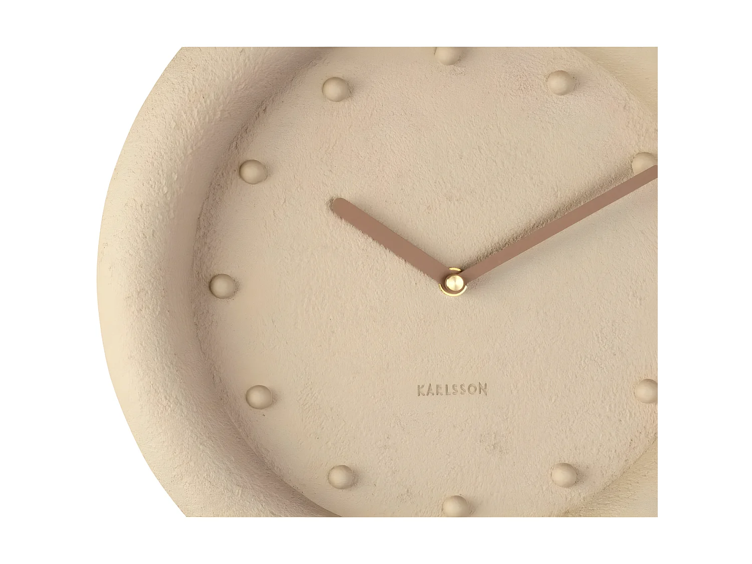 Orologio rotondo in resina Petra 30 cm