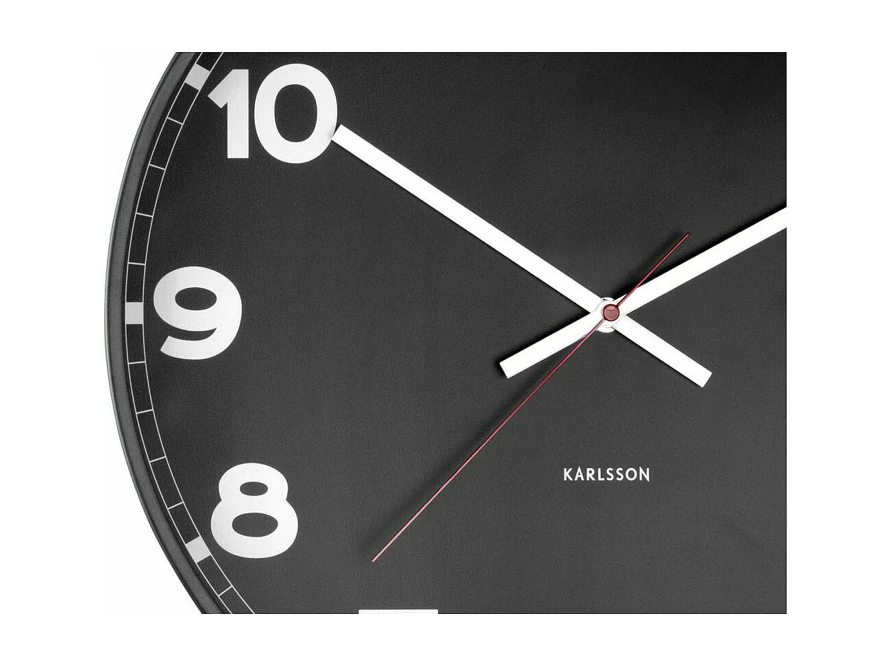 Horloge ronde en métal New classic 40 cm Noir