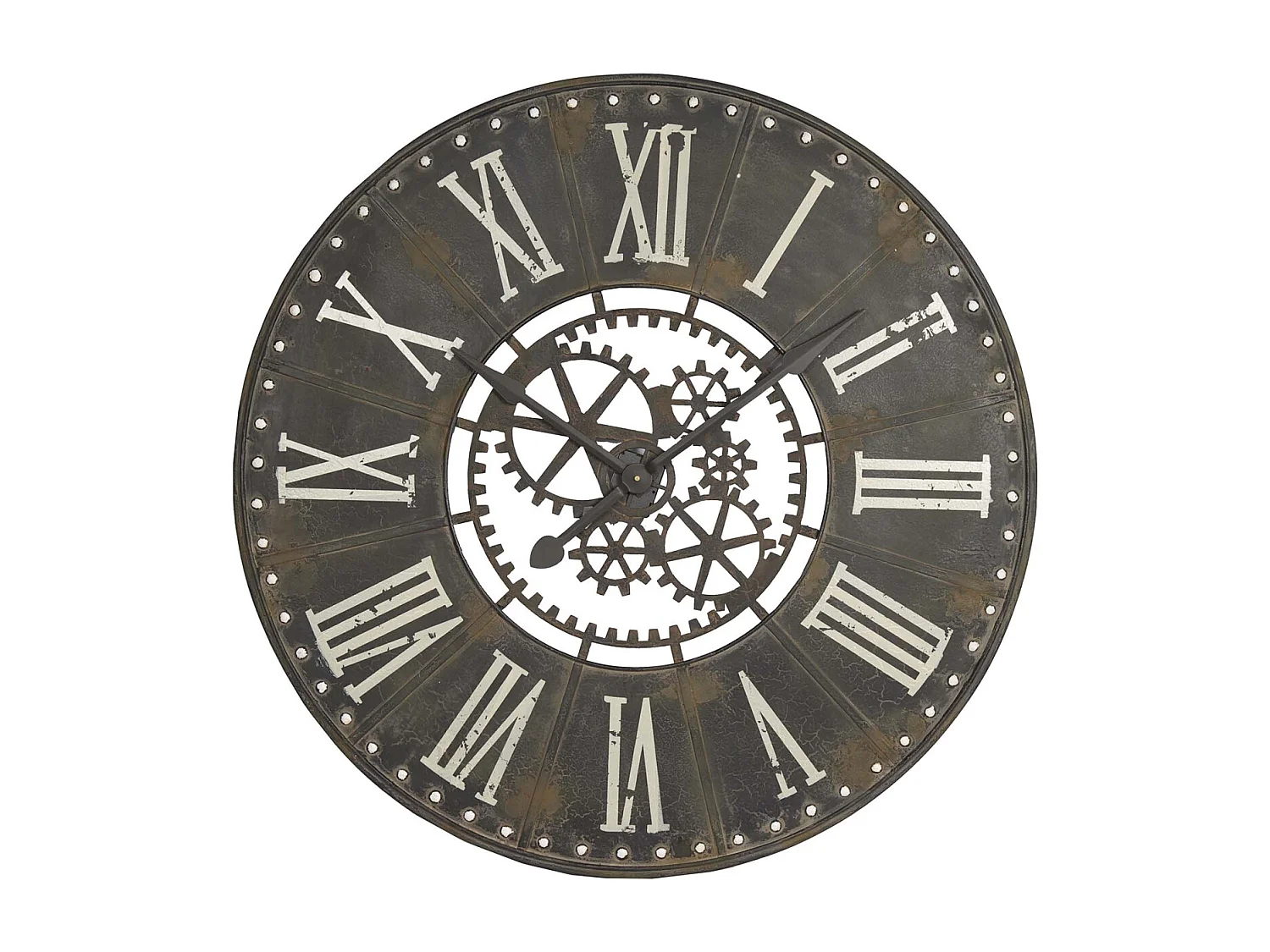 Pendule murale industrielle 91 cm