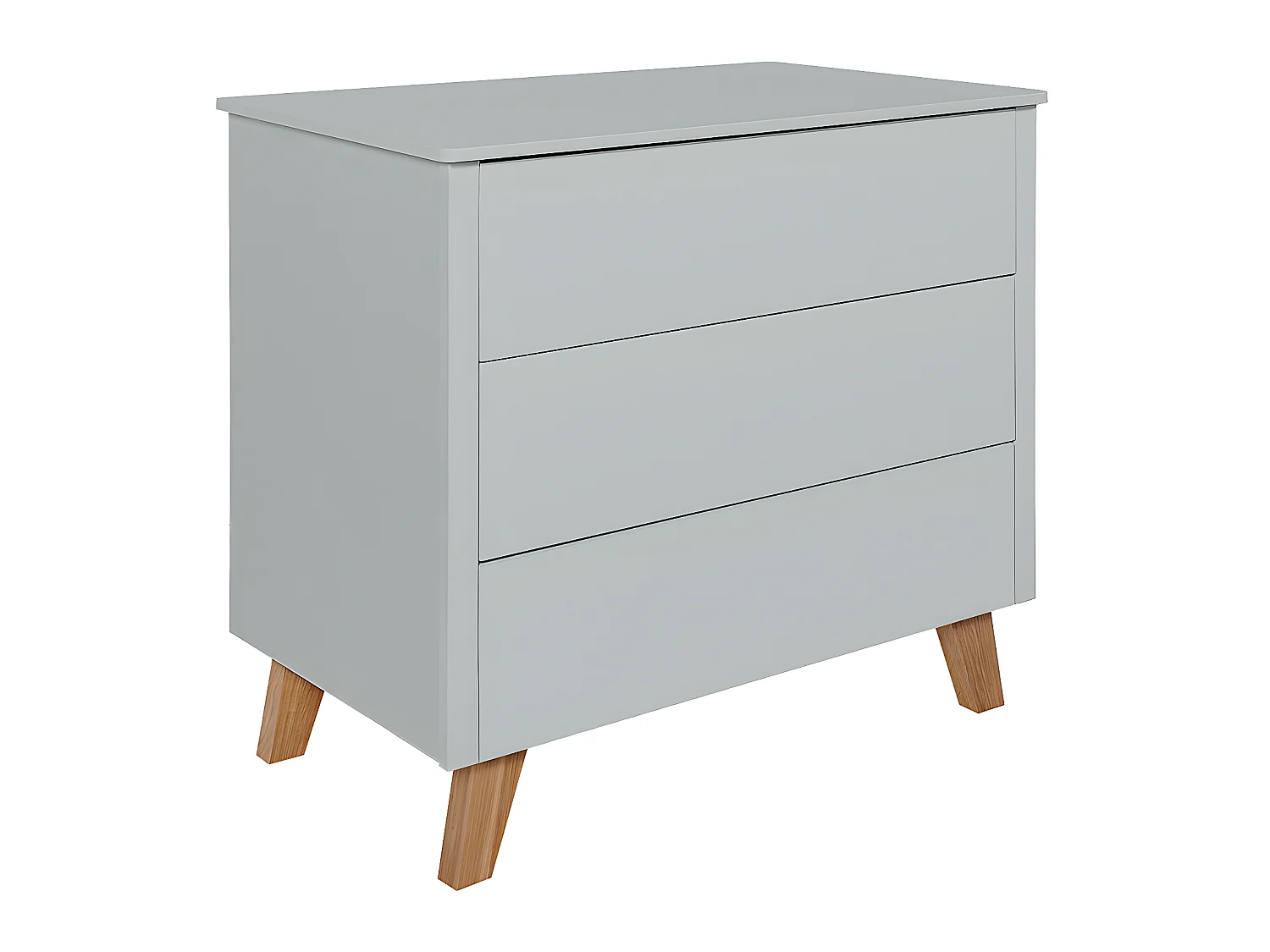 Commode 3 tiroirs Zara Gris