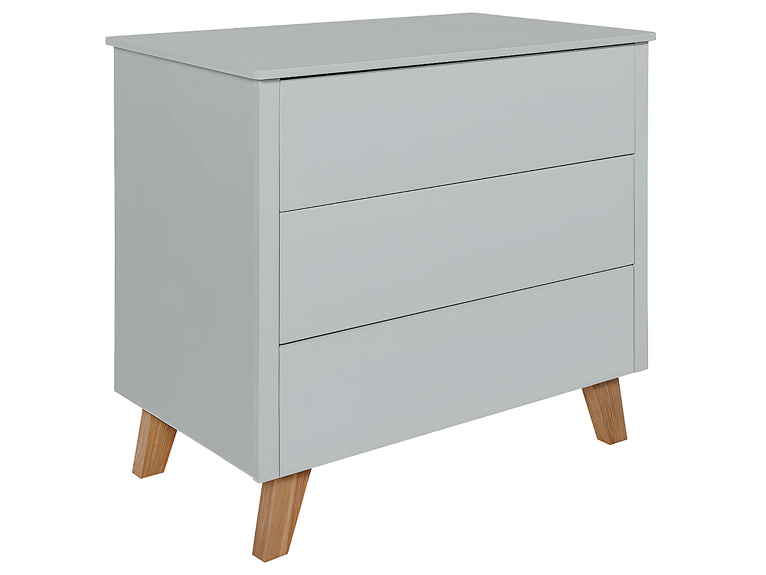 Commode 3 tiroirs Zara Gris