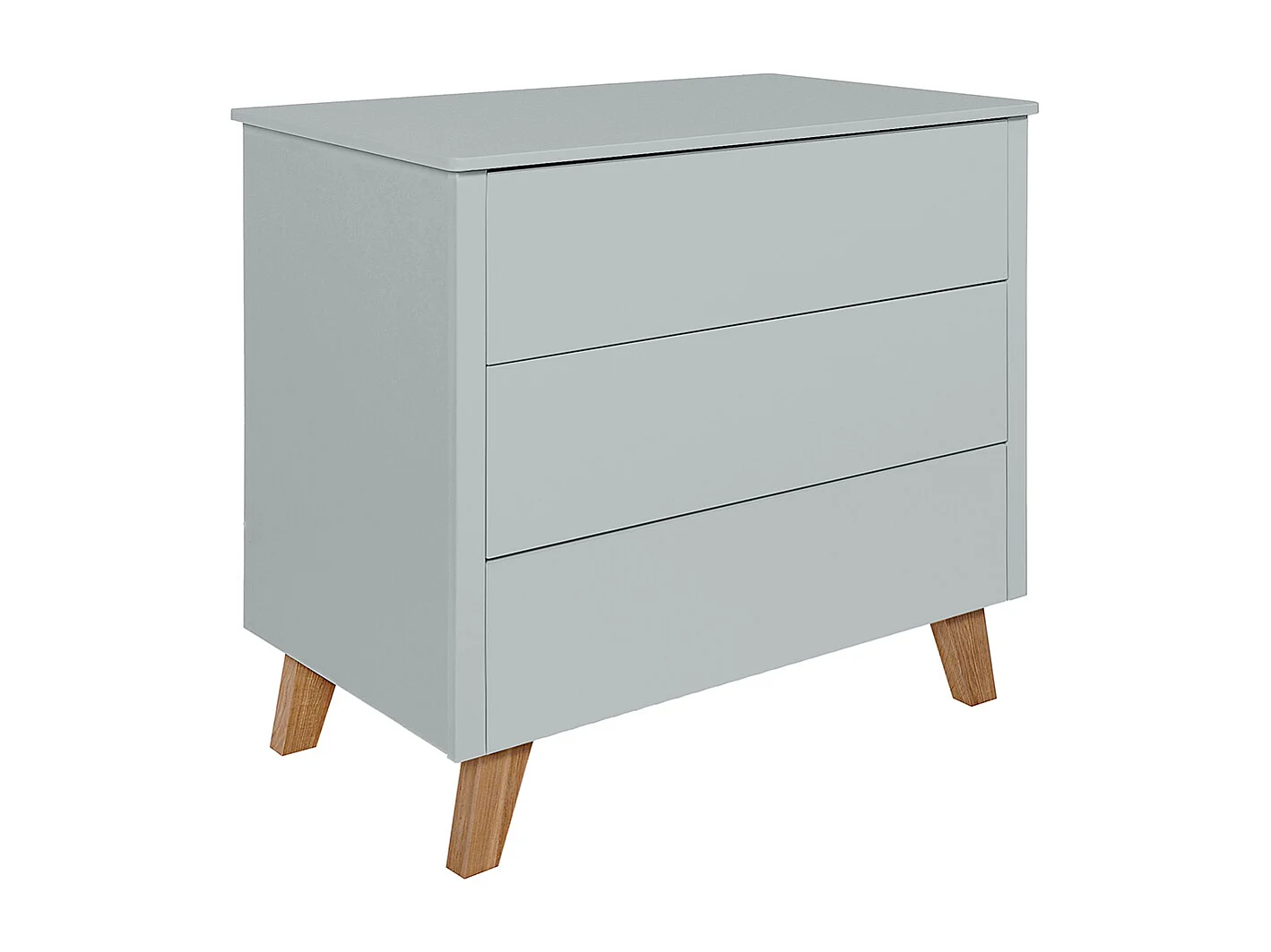 Commode 3 tiroirs Zara Gris