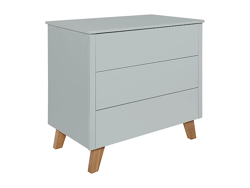 Commode 3 tiroirs Zara Gris