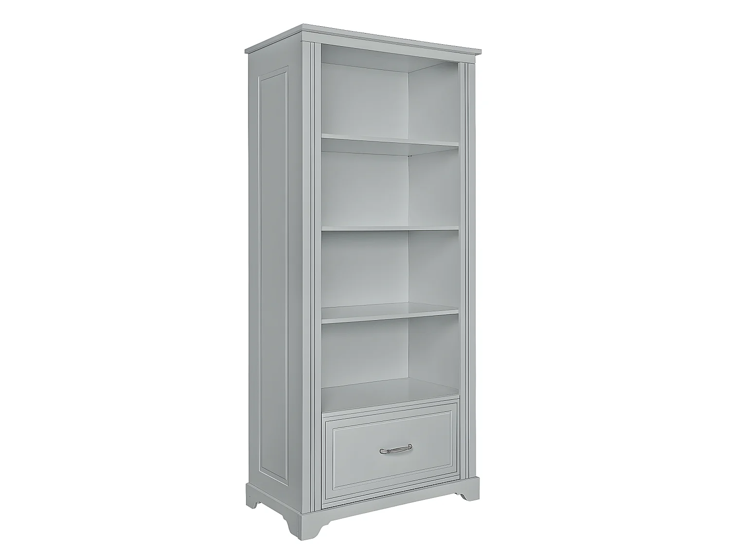 Bibliothèque 1 tiroir Melody Gris