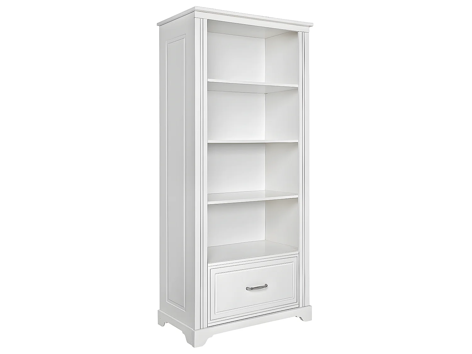 Bibliothèque 1 tiroir Melody Blanc