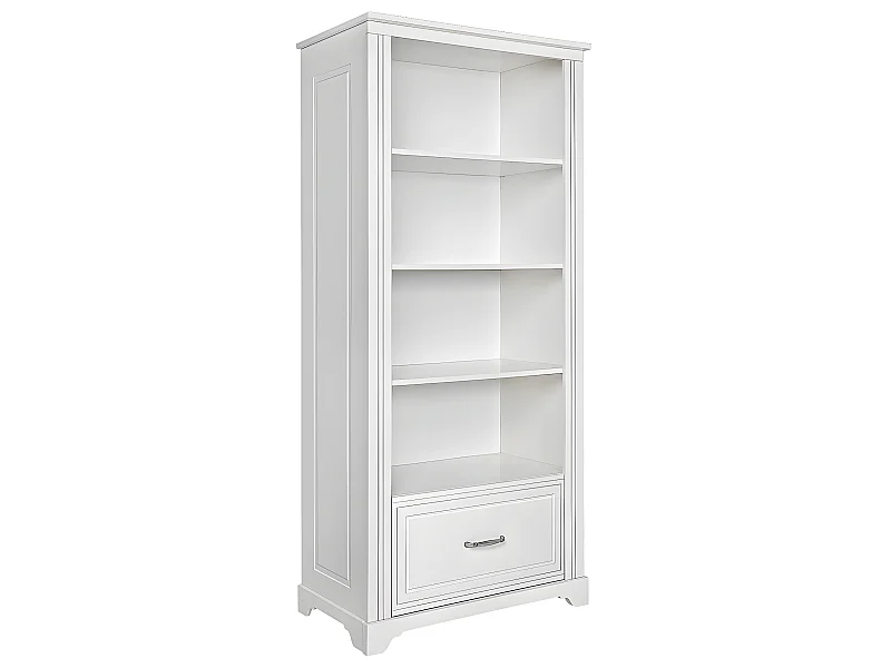 Bibliothèque 1 tiroir Melody Blanc