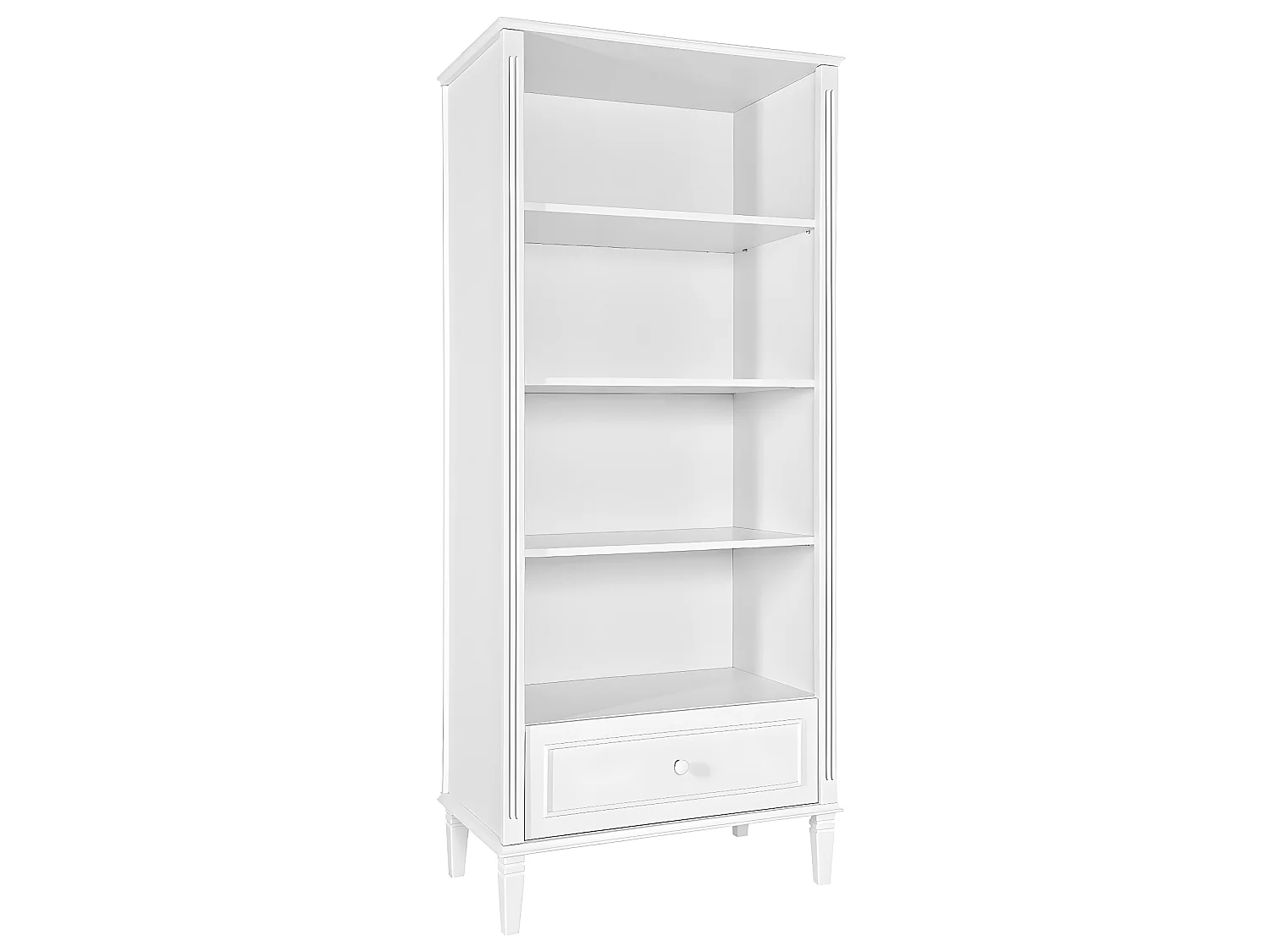 Bibliothèque 1 tiroir Bianka Blanc