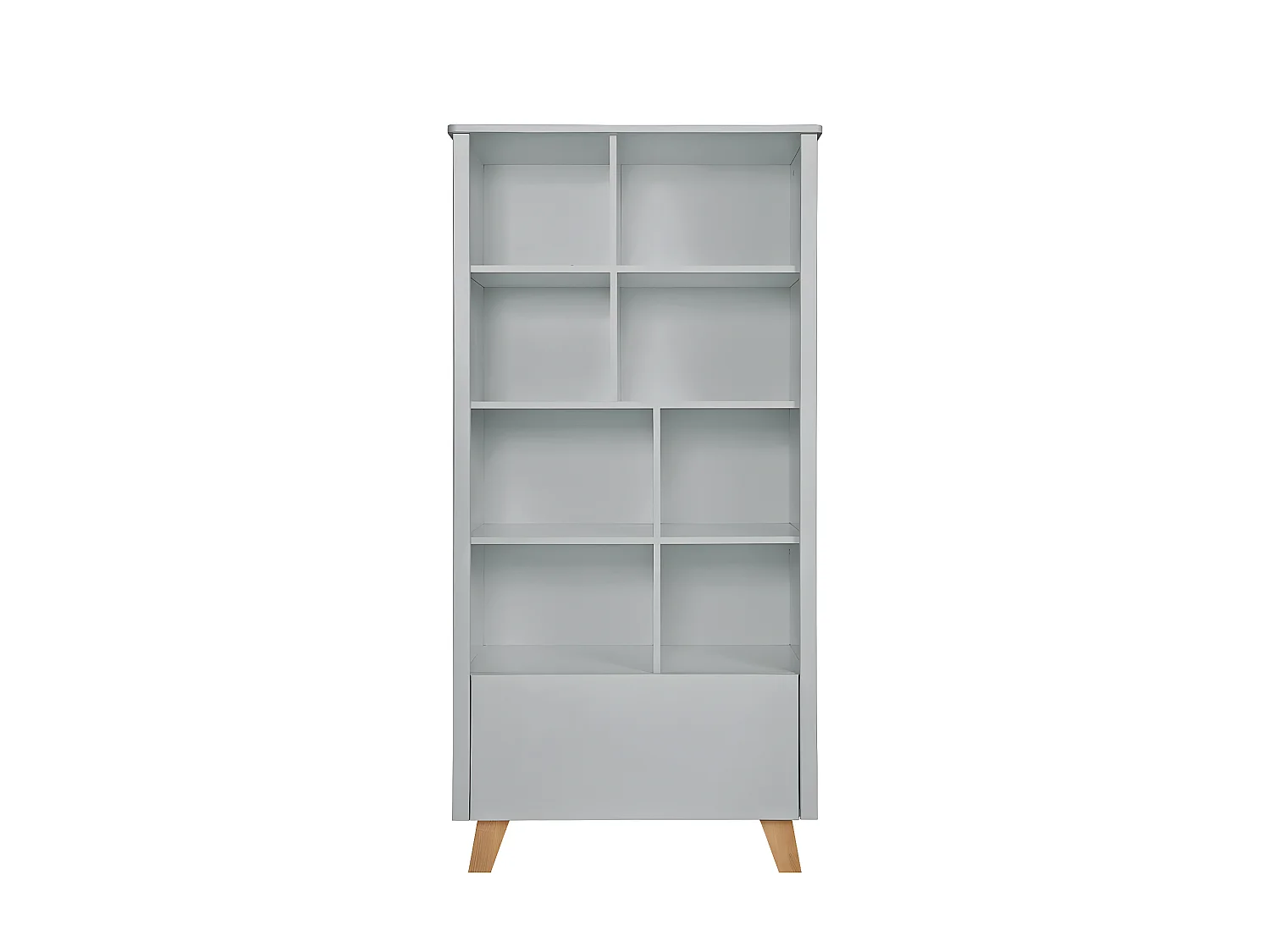 Bibliothèque 1 tiroir Zara Gris