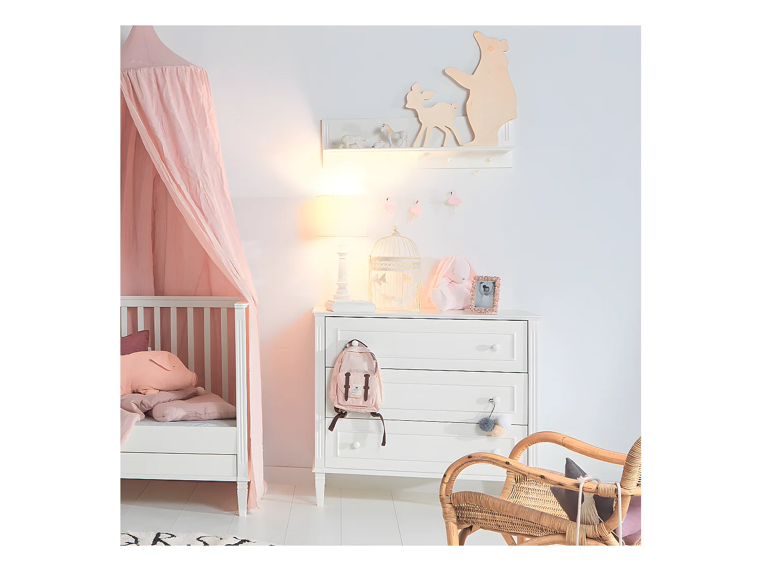 Etagère murale Bianka Blanc