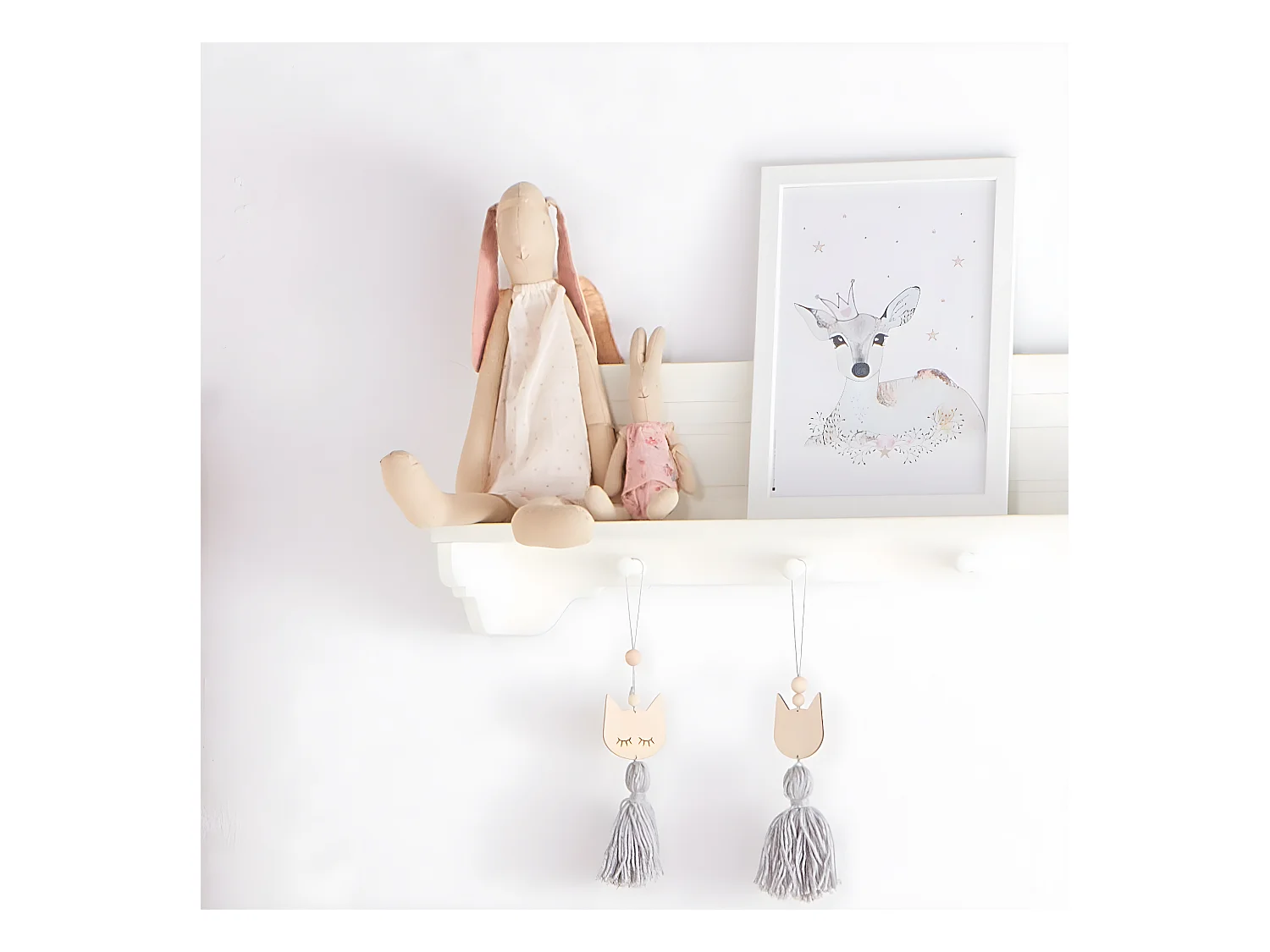 Etagère murale Melody Blanc