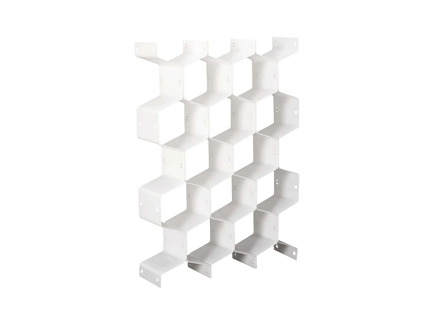 Lot de 6 Séparateurs de Tiroir "Modulable" 36cm Blanc