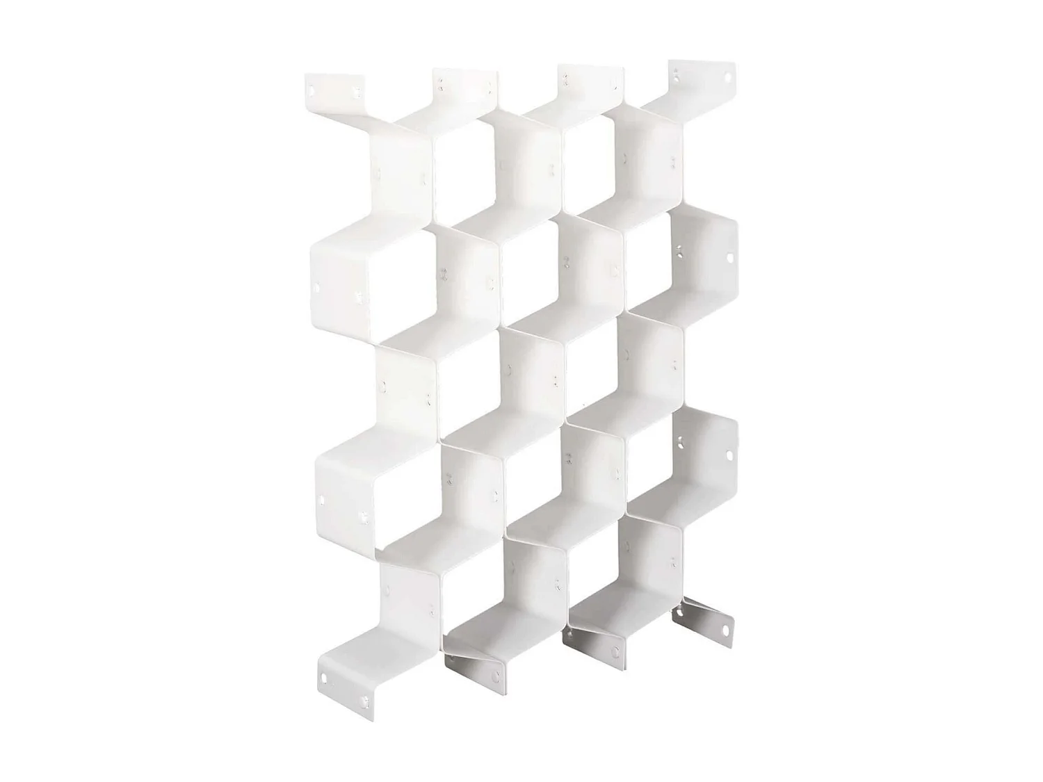 Lot de 6 Séparateurs de Tiroir "Modulable" 36cm Blanc