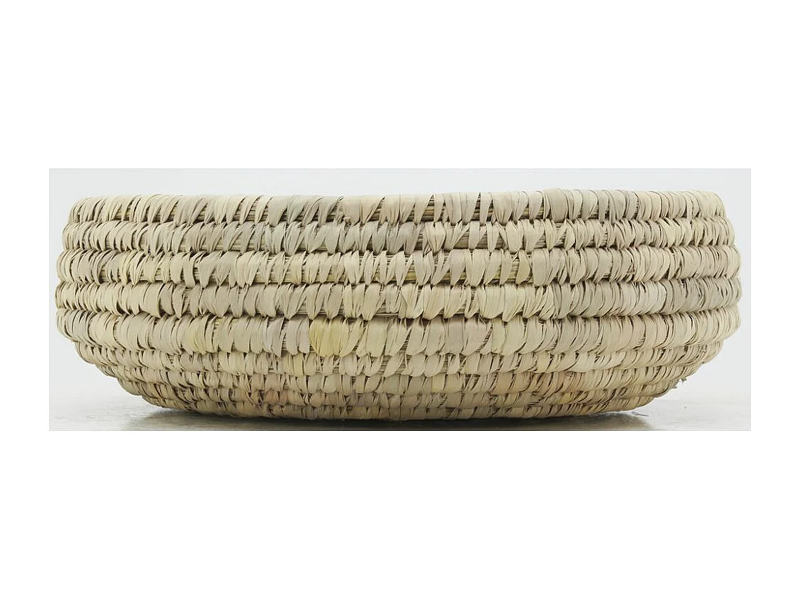 Corbeilles rondes en jonc naturel (Lot de 3)