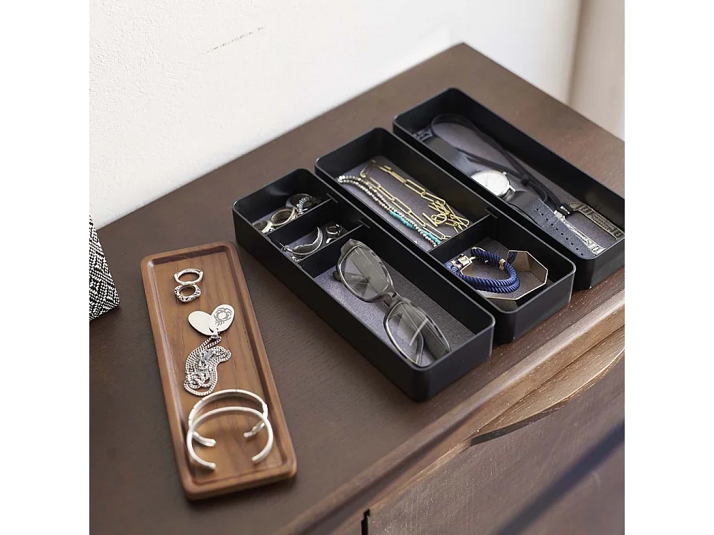 Joyero 3 niveles en plástico Slim