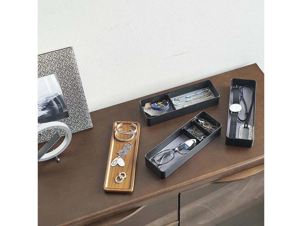 Joyero 3 niveles en plástico Slim