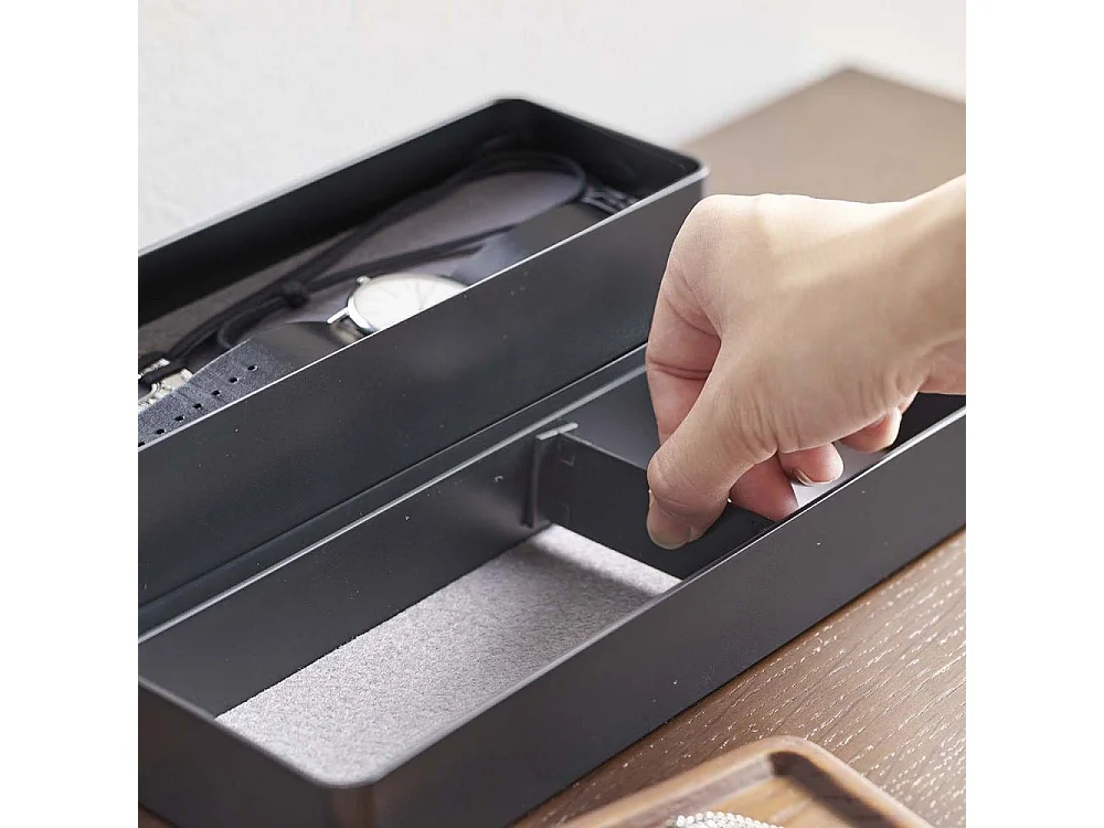 Joyero 3 niveles en plástico Slim